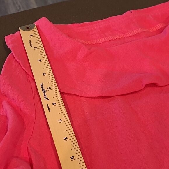 Hot pink midi dress 100% cotton - Picture 6 of 9